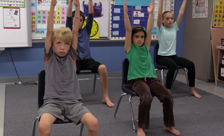 Chair Yoga for Elementary Students